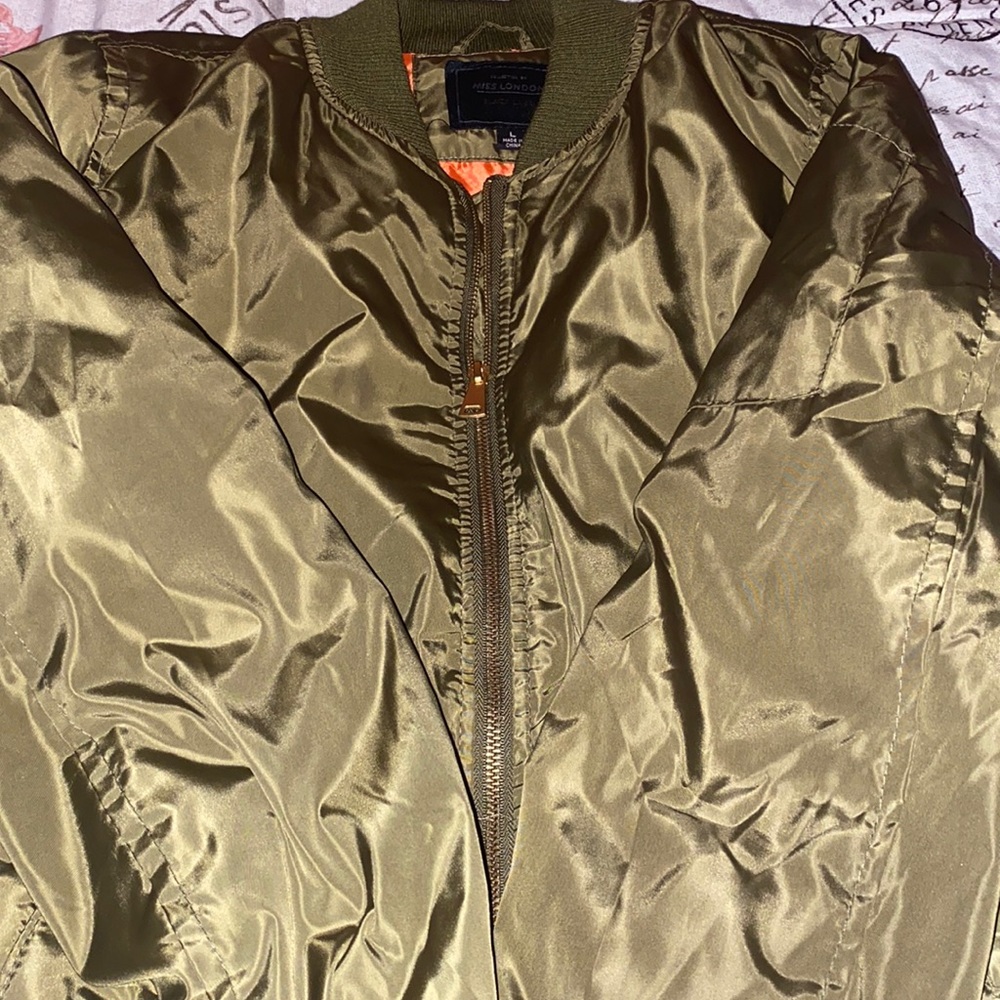 olive green jacket!